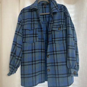 Forever 21 Plaid Shacket Women's Size Medium